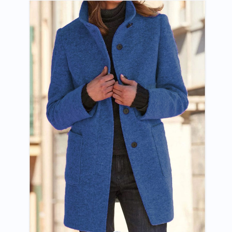 Raina™ – Cozy Mid-Length Everyday Coat