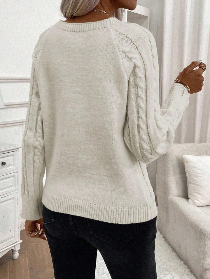 Ivory™ – Button Jumper for Effortless Everyday Elegance