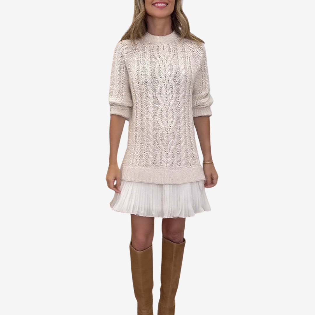 Kimberly™ – Sweater Dress for Timeless Feminine Charm