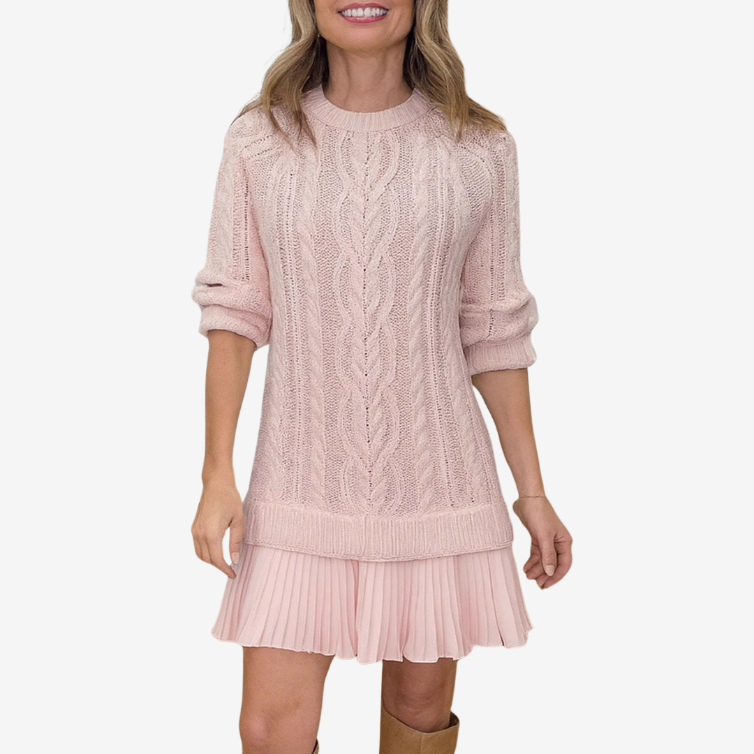 Kimberly™ – Sweater Dress for Timeless Feminine Charm