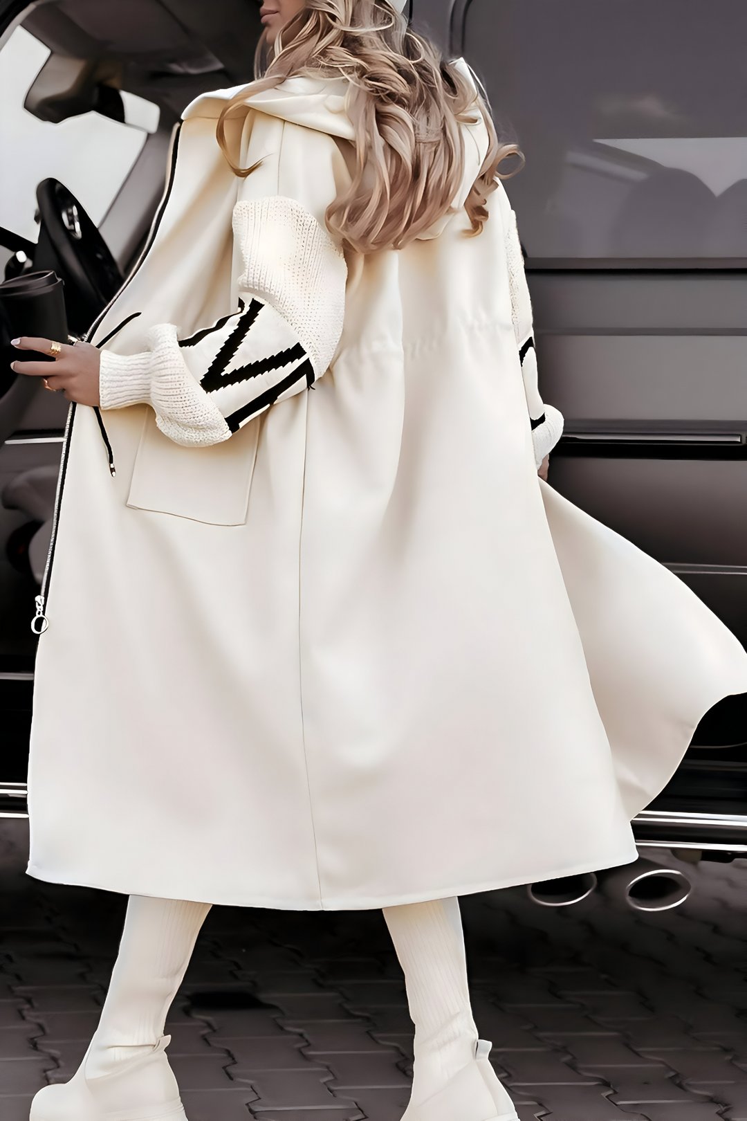 Yusra™ – Hooded Coat for Effortless Modern Elegance