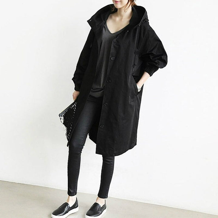 Phoebe | Hooded Trench Coat