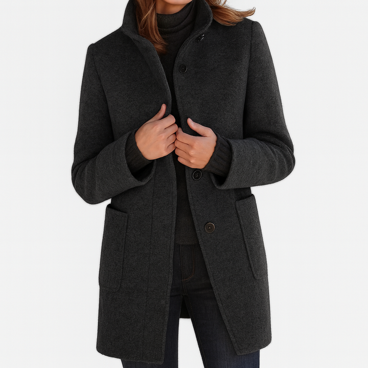 Ella Carter | Ladies Coat with High Collar