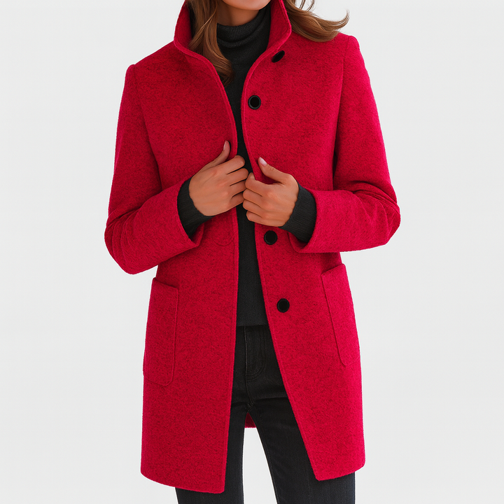 Ella Carter | Ladies Coat with High Collar