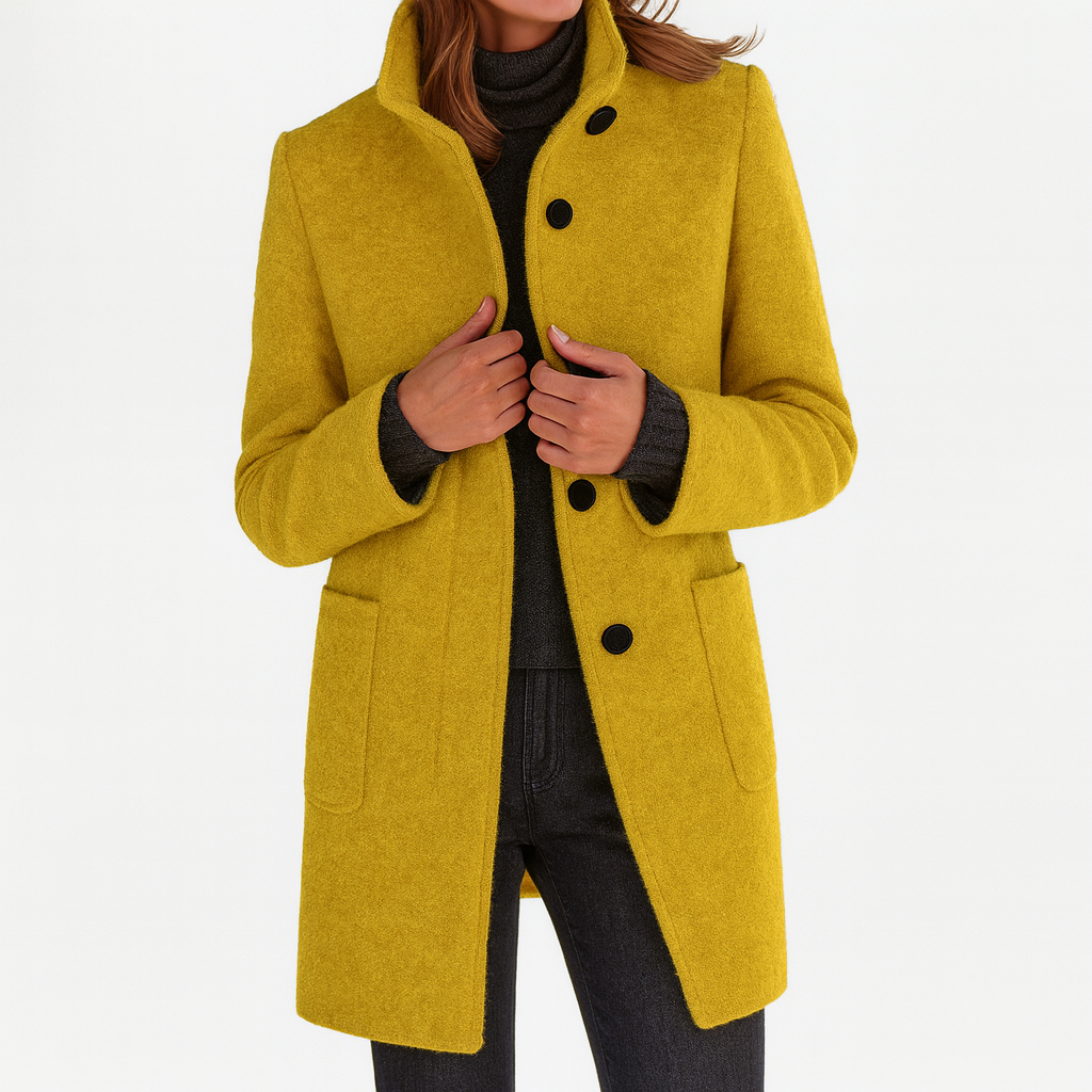 Ella Carter | Ladies Coat with High Collar