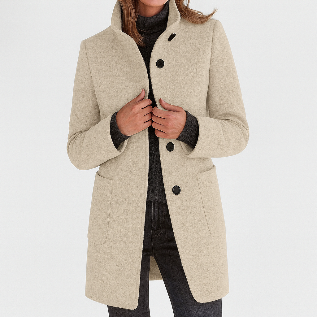Ella Carter | Ladies Coat with High Collar