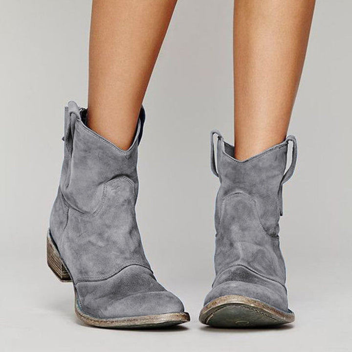 Cienna™ – Western-Inspired Ankle Boots for Everyday Elegance