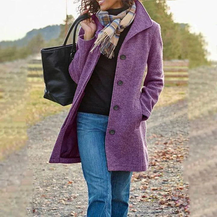 Madeline™ – Cozy Mid-Length Everyday Coat
