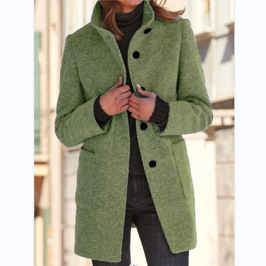 Raina™ – Cozy Mid-Length Everyday Coat
